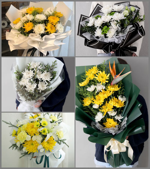 四川成都简阳市金马镇白事花束代送